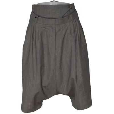 Shorts (Grå) från Dries van Noten Elastan, Polyamid, Ull