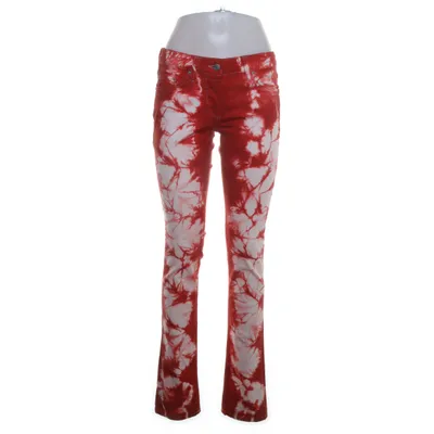 Jeans (Red, White) from Isabel Marant Cotton, Elastane