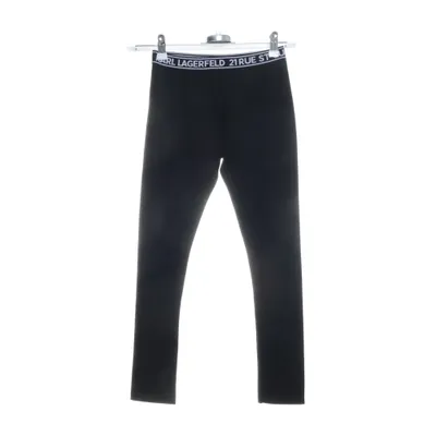 Leggings (Zwart) van Karl Lagerfeld Kids Elastaan, Polyamide, Viscose