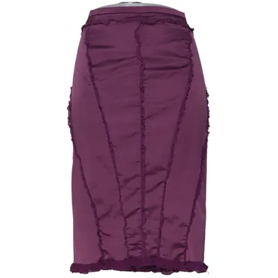 Kjol (Lila) från Roberto Cavalli Polyester, Silke