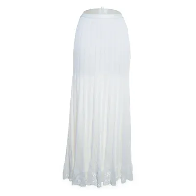 Långkjol (Vit) från Oscar de la Renta Elastan, Polyester, Silke, Viskos