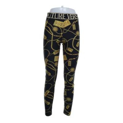Leggings (Svart, Guldfärgad) från Versace Jeans Couture Elastan, Nylon