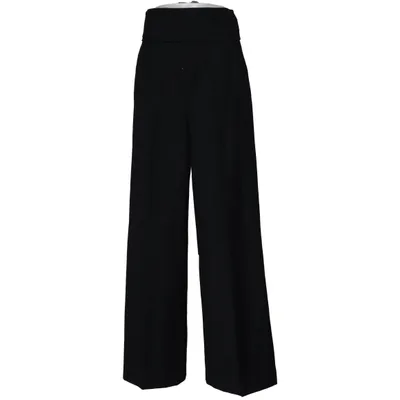 Pantalon patte d'éléphant (Noir) de McQ by Alexander McQueen Acétate, Laine