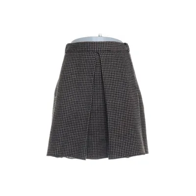 Jupe (Marron, Noir) de MSGM Polyester, Laine