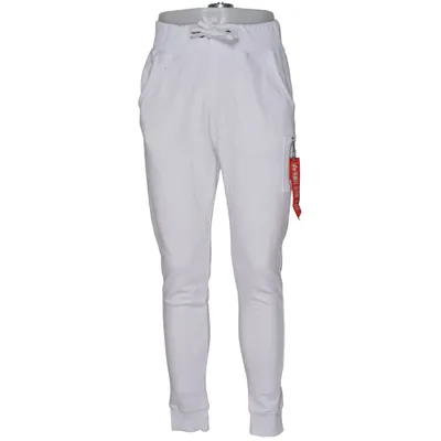 Joggingbroek (Wit) van Alpha Industries Katoen, Polyester