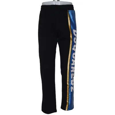 Jogginghose (Schwarz, Blau, Gold) von Dsquared2 Baumwolle