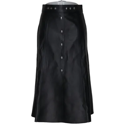 Leather skirt (Black) from Prada Leather