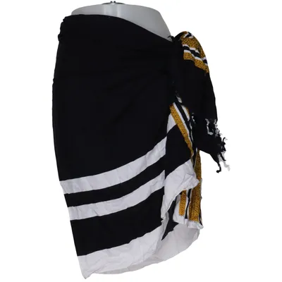 Sarong (Noir, Blanc, Jaune) Coton