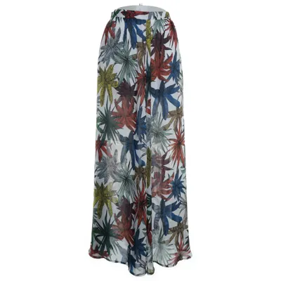 Maxi skirt (White, Multicolored) from Tommy Hilfiger Polyester