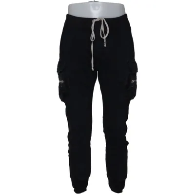 Cargohose (Schwarz) von Rick Owens Baumwolle, Elasthan