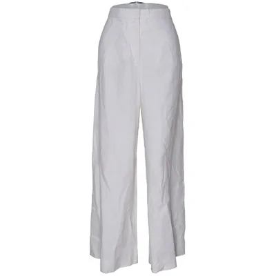 Palazzobyxor (Vit) från Stella McCartney Elastan, Linne, Viskos