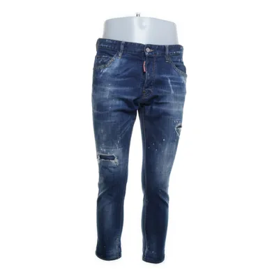 Jeans (Blå) från Dsquared2 Bomull, Elastan, Polyester, Skinn