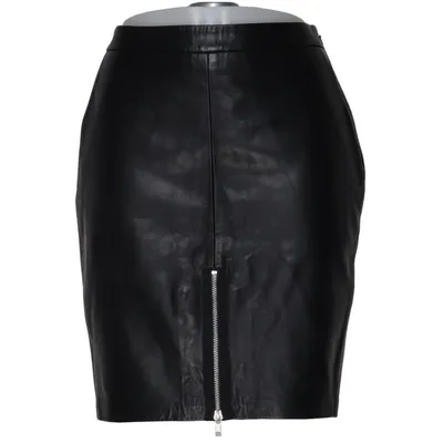 Läderkjol (Svart) från Jean Paul Gaultier for Lindex Skinn, Polyester