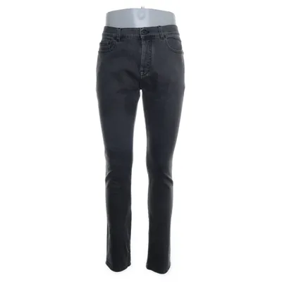 Jeans (Grå) från Valentino Bomull, Elastan, Skinn