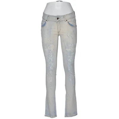 Jeans (Blue) from Met Cotton, Elastane