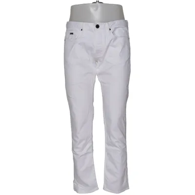 Jeans (White) from Emporio Armani Cotton, Elastane