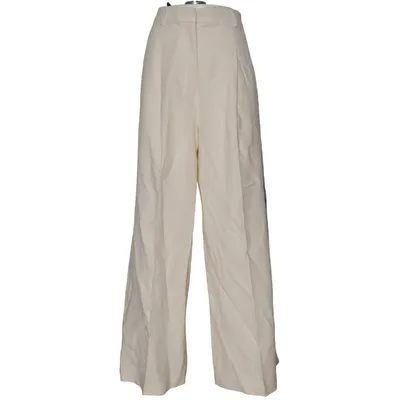 Palazzo pants (White) from JW Anderson Cotton, Linen