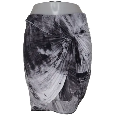 Skirt (Gray, Black, White) from Helmut Lang Viscose