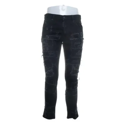 Jeans (Schwarz) von Dsquared2 Baumwolle, Elasthan, Leder, Polyester