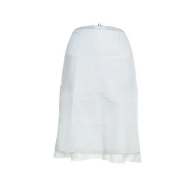 Kjol (Vit) från Jil Sander Bomull, Silke