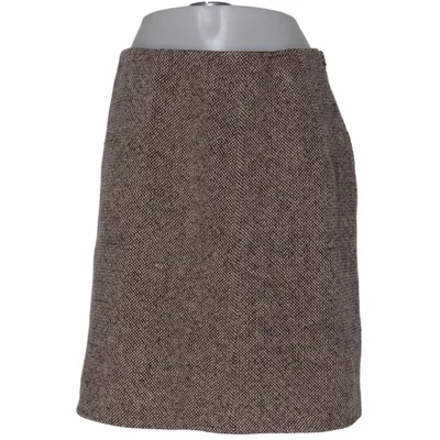 Kjol (Vit, Flerfärgad) från Miu Miu Nylon, Viskos, Ull