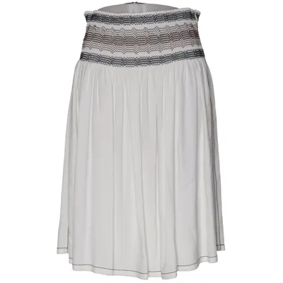 Jupe (Blanc) de Prada Acétate, Viscose