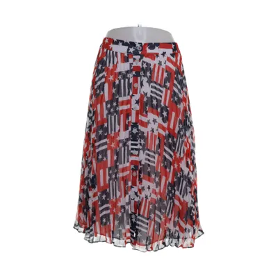 Kjol (Röd, Vit) från Tommy Hilfiger Jeans Polyester