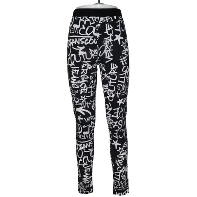 Legging (Noir, Blanc) de Versace Jeans Couture Élasthane, Viscose