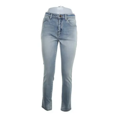 Jeans (Blå) från Saint Laurent Bomull, Elastan, Skinn