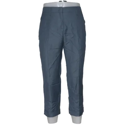 Kostuumbroek (Blauw) van Prada Cupro, Linnen, Viscose