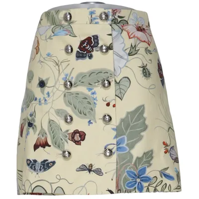 Rok (Geel, Meerkleurig) van Gucci Katoen, Polyester, Viscose