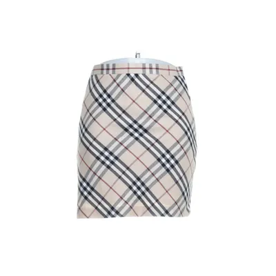 Kjol (Beige, Flerfärgad) från Burberry Ull