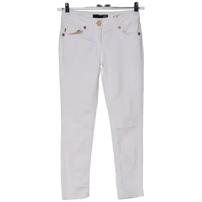 Jean (Blanc) de Just Cavalli Coton, Élasthane, Polyester