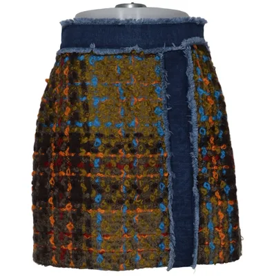 Rok (Groen, Blauw) van Dolce & Gabbana Katoen, Zijde, Wol