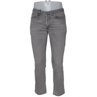 Jean (Gris) de Dior Coton, Élasthane, Cuir
