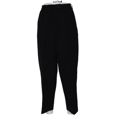 Kostuumbroek (Zwart) van Yohji Yamamoto Cupro, Wol