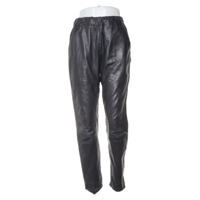 Leather pants (Black) from Designers Remix Charlotte Eskildsen Cotton, Leather