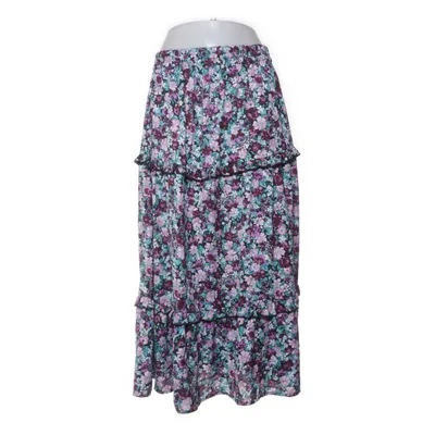Rok (Zwart, Meerkleurig) van Ms Mode Polyester