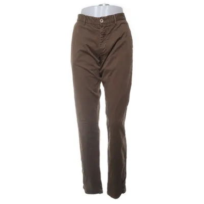 Chinos (Green) from Massimo Dutti Cotton, Elastane