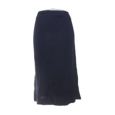 Nederdel (Blå) fra Ganni Viscose, Bomuld, Polyamid, Elastan