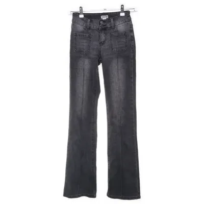 Jeans (Grå) fra Madlady Bomuld, Elastan, Genanvendt polyester