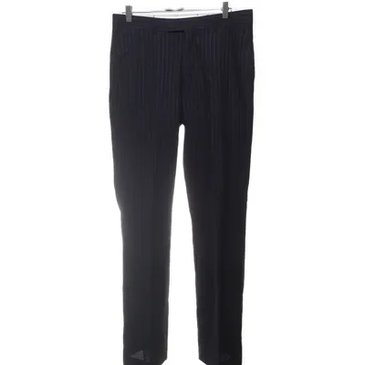 Suit pants (Blue) from H&M Polyester, Cotton, Wool, Viscose