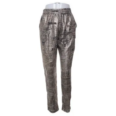 Pants (Gold) from Isabel Marant pour H&M Metallic fiber, Silk