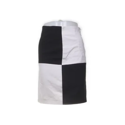 Skirt (Black, White) from Hennes Collection Elastane, Polyester, Viscose