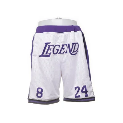 Basketshorts (Vit, Lila) Polyester