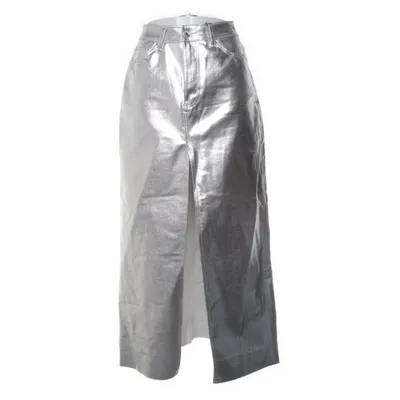 Maxi nederdel (Sølv) fra Perfect Jeans Bomuld
