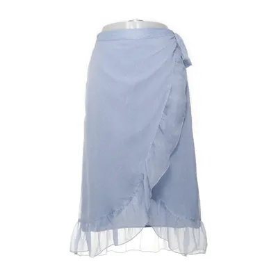 Slå om-nederdel (Blå) fra Vero Moda Genanvendt polyester