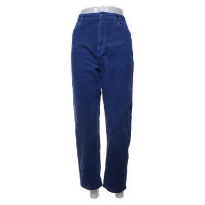 Corduroy pants (Blue) from Monki Cotton, Elastane
