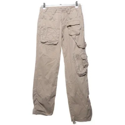 Cargo pants (Beige) from IDPDT Cotton