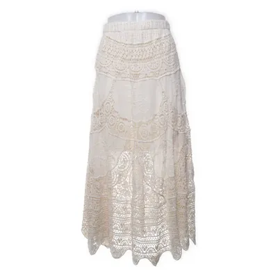 Maxi skirt (Beige) from Love Forever Cotton, Polyester